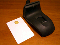 ASEDrive IIIe Combo Bio F2 fingerprint scanner, general view, smart card removed