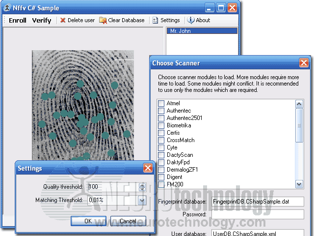 Free Fingerprint Verification SDK software