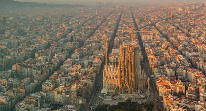 Barcelona skyline